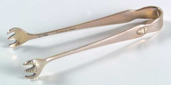 Colonial Shell (Sterling, 1941) Sugar Tongs