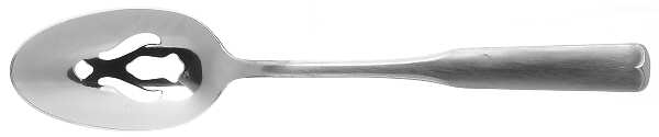Colonial Scroll (Stainless) Pierced Tablespoon (Serving Spoon)