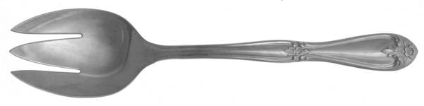 Copley Square (Stainless) Small Solid Cold Meat Serving Fork by International Silver