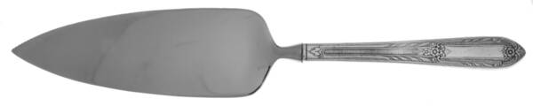 Cotillion (Silverplate, 1937) Pie Server with Serrated Stainless Blade HC