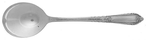 Cotillion (Silverplate, 1937) Round Bowl Soup Spoon (Gumbo) by International Silver