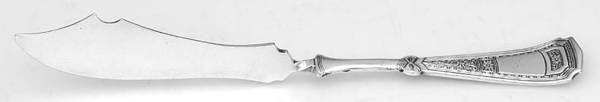 Countess (Silverplate, 1880) Flat Twisted Handle Master Butter Knife