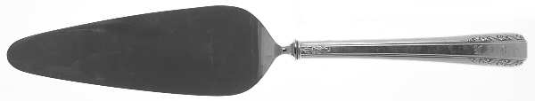 Courtship (Sterling, 1936, No Monograms) Pie Server with Stainless Blade