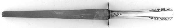 Courtship (Sterling, 1936, No Monograms) Large Steel Rod Knife Sharpener