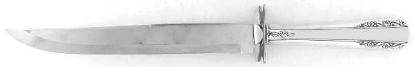 Courtship (Sterling, 1936, No Monograms) Large Stainless Blade Roast Carving Knife
