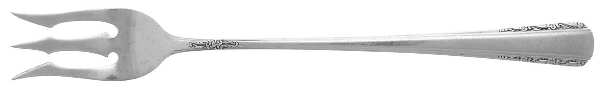 Courtship (Sterling, 1936, No Monograms) Short Handle Pickle/Olive Fork