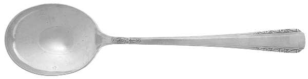 Courtship (Sterling, 1936, No Monograms) Round Bowl Soup Spoon (Cream Soup)