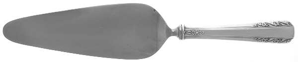 Courtship (Sterling, 1936, No Monograms) Pie Server with Stainless Blade