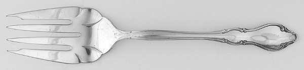 Coventry (Silverplate, 1972) Medium Solid Cold Meat Serving Fork
