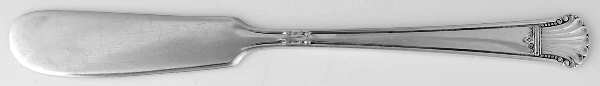 Coventry (Sterling, 1941) Flat Handle Butter Spreader