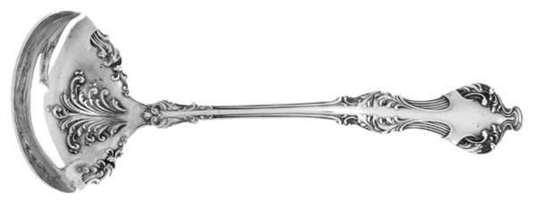 Crest (Silverplate, 1906, No Monograms) Solid Gravy Ladle