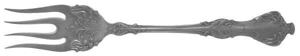 Crest (Silverplate, 1906, No Monograms) Individual Salad Fork
