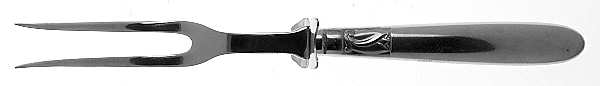 Creation I (Stainless) Small Steak Carving Fork with Stainless Prongs