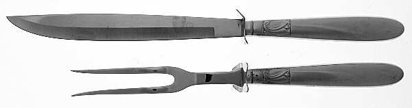 Creation I (Stainless) Small Stainless Blade 2-Piece Steak Carving Set by International Silver