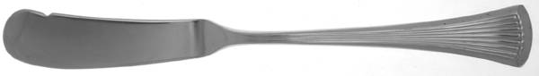 Creation II (Stainless-Lyon Line) Flat Handle Master Butter Knife