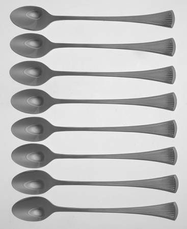 Creation II (Stainless-Lyon Line) Iced Tea Spoon - Set of 8