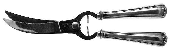Cromwell (Silverplate, 1912) Poultry Shears with Stainless Blades