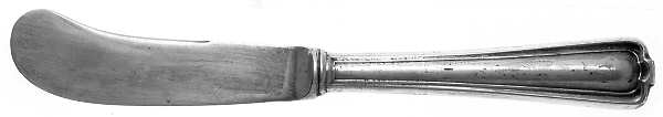Cromwell (Silverplate, 1912) Hlw Hndl Butter Spreader (Slvpt Bld)