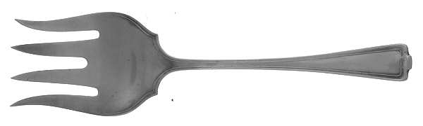 Cromwell (Silverplate, 1912) Solid Salad Serving Fork