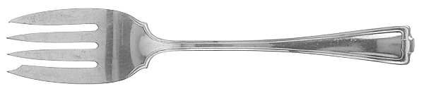 Cromwell (Silverplate, 1912) Medium Solid Cold Meat Serving Fork