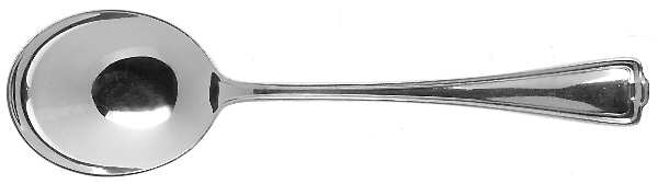 Cromwell (Silverplate, 1912) Round Bowl Soup Spoon (Gumbo)