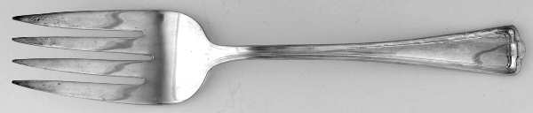 Cromwell (Silverplate, 1912) Medium Solid Cold Meat Serving Fork