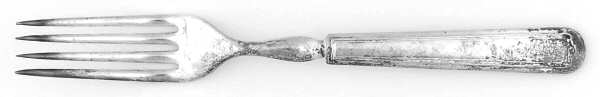 Cromwell (Silverplate, 1912) Indented Solid Handled Fork