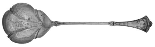 Crown (Silverplate, 1885) Vegetable Serving Spoon (Solid)