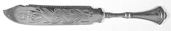 Crown (Silverplate, 1885) Cake Saw Solid Piece