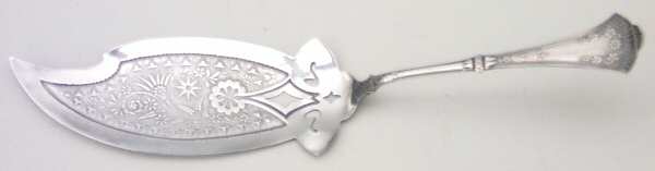 Crown (Silverplate, 1885) Large Solid Fish Server