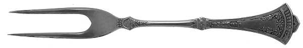 Crown (Silverplate, 1885) Short Handle Pickle/Olive Fork