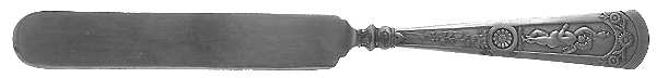 Cupid (Silverplate) Youth Knife, Solid Piece