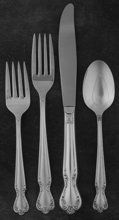 Daybreak-Elegant Lady (Silverplate, 1952) 4 Piece Place Setting by International Silver