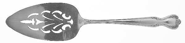 Daybreak-Elegant Lady (Silverplate, 1952) Server-Pie/Solid-Pierced by International Silver