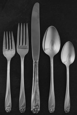 Daffodil (Silverplate, 1950) 40 Piece Estate Set