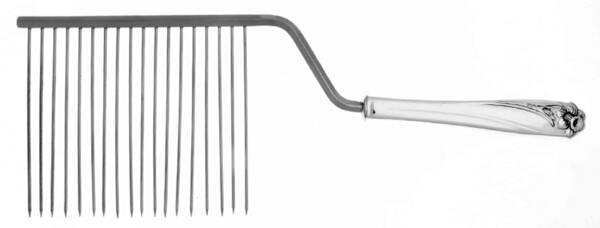 Daffodil (Silverplate, 1950) Cake Breaker with Silverplate Prongs HC