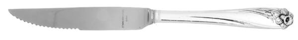 Daffodil (Silverplate, 1950) Steak Knife Individual Hollow, Serrate HC