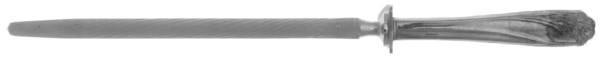 Daffodil (Silverplate, 1950) Large Roast Knife Sharpener wSteel Rod by International Silver