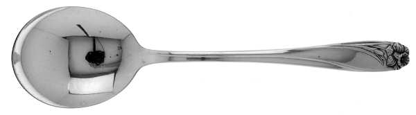 Daffodil (Silverplate, 1950) Round Bowl Soup Spoon (Gumbo) by International Silver