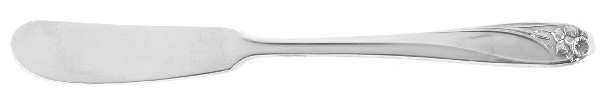 Daffodil (Silverplate, 1950) Flat Handle Butter Spreader by International Silver