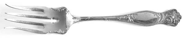 Daffodil (Silverplate, 1891) Medium Solid Cold Meat Serving Fork