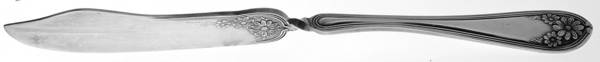 Daisy-New Daisy (Slvp, 1910, No Monogram) Flat Handle Master Butter Knife