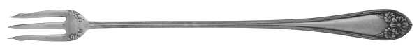 Daisy-New Daisy (Slvp, 1910, No Monogram) Long Handle Pickle/Olive Fork