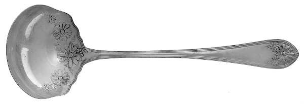 Daisy-New Daisy (Slvp, 1910, No Monogram) Solid Soup Ladle