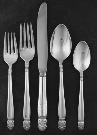 Danish Princess (Silverplate, 1938) 40 Piece Estate Set