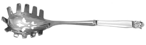 Danish Princess (Silverplate, 1938) Pasta Server with Stainless Bowl HC
