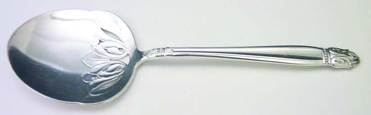 Danish Princess (Silverplate, 1938) Tomato Server, Solid Piece by International Silver