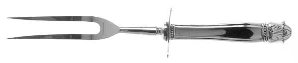 Danish Princess (Silverplate, 1938) Large Stainless-Prong Roast Carving Fork