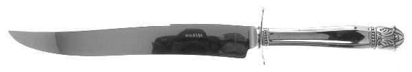 Danish Princess (Silverplate, 1938) Large Stainless Blade Roast Carving Knife