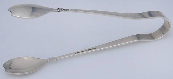 Dawn Rose (Sterling, 1969) Sugar Tongs